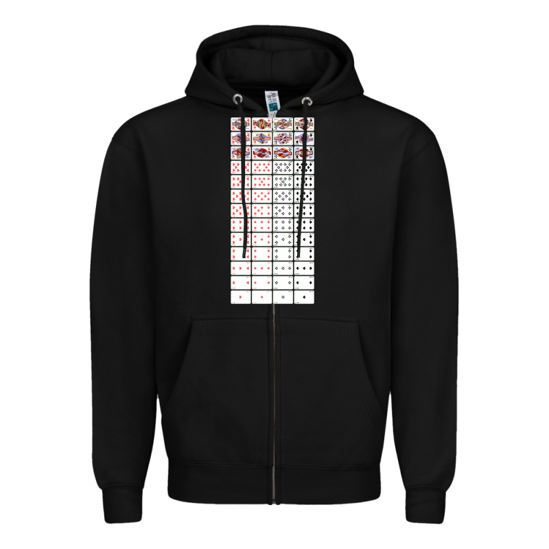 Deck Of Cards   Joke Gifts   Playing Cards Zipper Hoodie by lanVoArt | Teevron