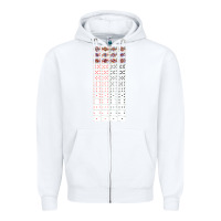 White deck of cards   joke gifts   playing cards Zipper Hoodie - lanVoArt