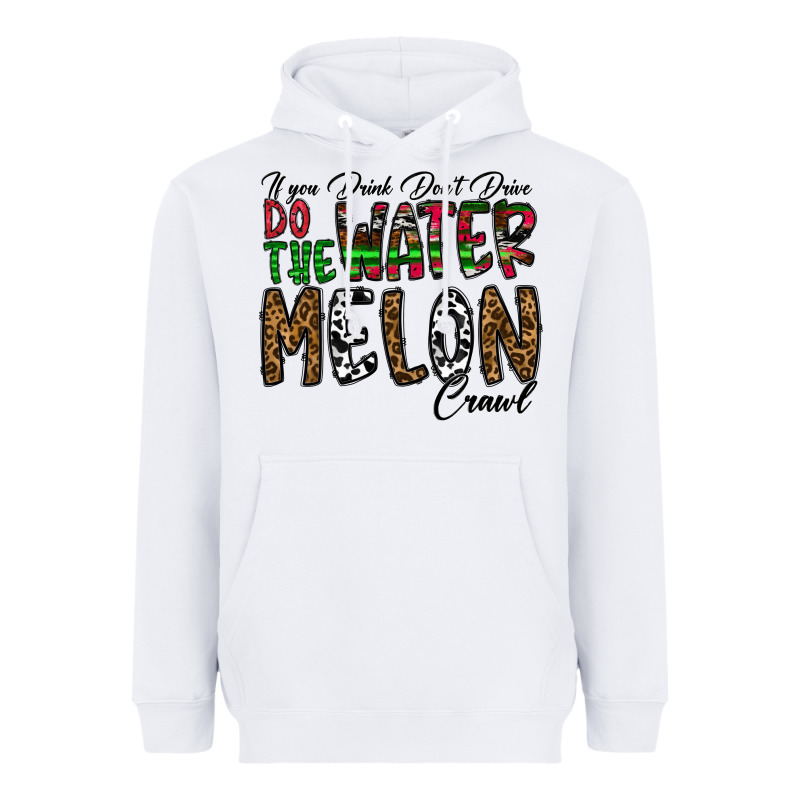 If You Drink Don't Drive Do The Watermelon Crawl Heavyweight Hoodie by CowhideDigitalArt | Teevron