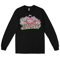 Black warriors wear pink breast cancer Long Sleeve Tee - CowGirlArtShop