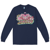 Navy warriors wear pink breast cancer Long Sleeve Tee - CowGirlArtShop