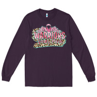 Plum warriors wear pink breast cancer Long Sleeve Tee - CowGirlArtShop