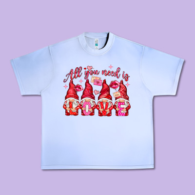 All You Need Is Love Gnomies Valentine's Day Urban Heavy Tee Designed By Howdyjamesfarm