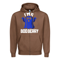 Chestnut Boo Berry Halloween Funny Blueberry for Berries Fans Premium Zipper Hoodie - lanVoArt