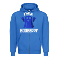 True Royal Boo Berry Halloween Funny Blueberry for Berries Fans Premium Zipper Hoodie - lanVoArt