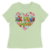 Matcha 100 days of school Ladies Tee - Artiststas