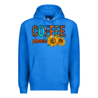 True Royal coffee please western doodle letters Premium Hoodie - FaDigitalArtStudio