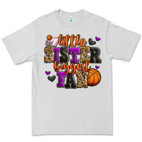 Dove Grey little sister biggest fan basketball Premium Tee - Jasminsmagicworld