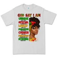 God Say I Am Juneteenth Afro Girl Premium Tee | Teevron