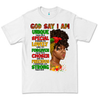 White god say i am juneteenth afro girl Premium Tee - Artiststas