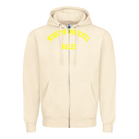 Sandshell Trending Winston Churchill Rules Zipper Hoodie - lanVoArt