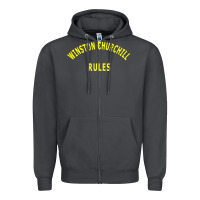 Smoke Trending Winston Churchill Rules Zipper Hoodie - lanVoArt