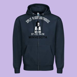 Trending Split Rock Lighthouse Minnesota State Park Zipper Hoodie Designed By Lanvoart
