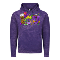 Cloud Purple Mardi Gras ICU Nurse Vintage Hoodie - HowdyJamesFarm