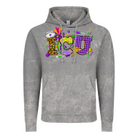 Cloud Rock Mardi Gras ICU Nurse Vintage Hoodie - HowdyJamesFarm