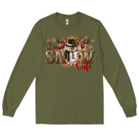 Army Green im snow cute Long Sleeve Tee - CowGirlArtShop