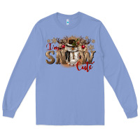 Colony Blue im snow cute Long Sleeve Tee - CowGirlArtShop