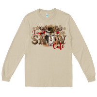 Mushroom im snow cute Long Sleeve Tee - CowGirlArtShop