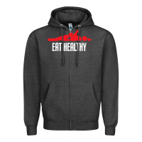 Funny Eat Healthy Sexy Tee Mens Rude Valentine Day Gifts Zipper Hoodie | Teevron
