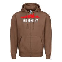 Chestnut funny eat healthy sexy tee mens rude valentine day gifts Zipper Hoodie - lanVoArt