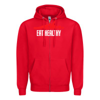 Red funny eat healthy sexy tee mens rude valentine day gifts Zipper Hoodie - lanVoArt