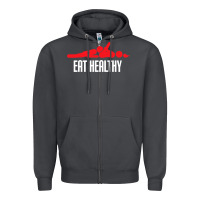Smoke funny eat healthy sexy tee mens rude valentine day gifts Zipper Hoodie - lanVoArt