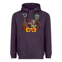 Plum farm life chicken Heavyweight Hoodie - SublimationCraftShop