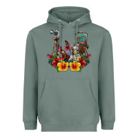 Sage farm life chicken Heavyweight Hoodie - SublimationCraftShop