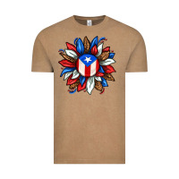 Vintage Coffee puerto rico sunflower Vintage Tee - texasbilliewilder