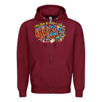Burgundy my favorite players call me uncle basketball Zipper Hoodie - CowhideDigitalArt
