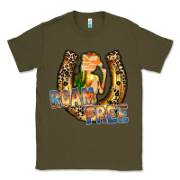 Army Green cowgirl horseshoe Classic Tee - RacoonDesign