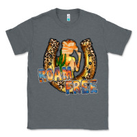 Charcoal Heather cowgirl horseshoe Classic Tee - RacoonDesign
