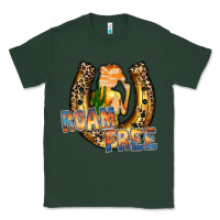 Sports Green cowgirl horseshoe Classic Tee - RacoonDesign
