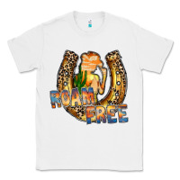 White cowgirl horseshoe Classic Tee - RacoonDesign
