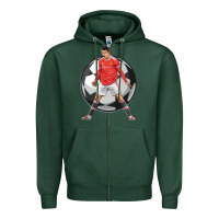 Cr7 Soccer Fan Zipper Hoodie | Teevron