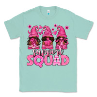 Seafoam breast cancer afro gnomies support squad Classic Tee - texasbilliewilder