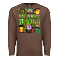 Chestnut one lucky teacher lucky charm Premium Sweatshirt - Artiststas
