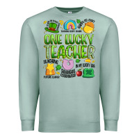 Seafoam one lucky teacher lucky charm Premium Sweatshirt - Artiststas