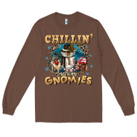 Chestnut chillin with my gnomies Long Sleeve Tee - CowGirlArtShop