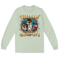 Matcha chillin with my gnomies Long Sleeve Tee - CowGirlArtShop