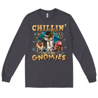 Smoke chillin with my gnomies Long Sleeve Tee - CowGirlArtShop