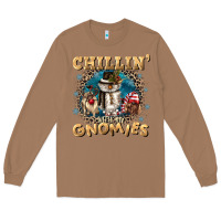Toasted Coconut chillin with my gnomies Long Sleeve Tee - CowGirlArtShop