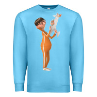 Ocean Blue vector despicable me Premium Sweatshirt - lanVoArt