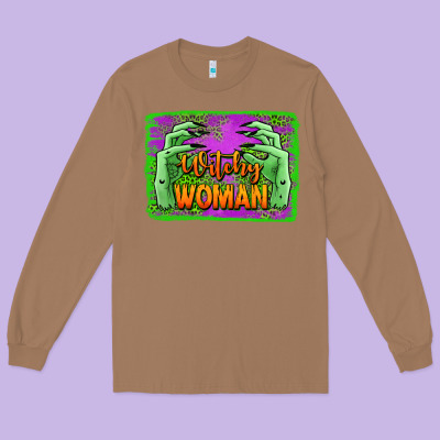 Witchy Woman Hands Long Sleeve Tee Designed By Jasminsmagicworld