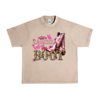French Oak Give Cancer the boot Cancer Awareness Urban Heavy Tee - HowdyJamesFarm