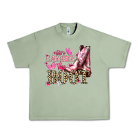 Oil Green Give Cancer the boot Cancer Awareness Urban Heavy Tee - HowdyJamesFarm