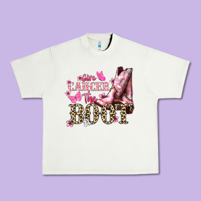 Give Cancer The Boot Cancer Awareness Urban Heavy Tee Designed By Howdyjamesfarm