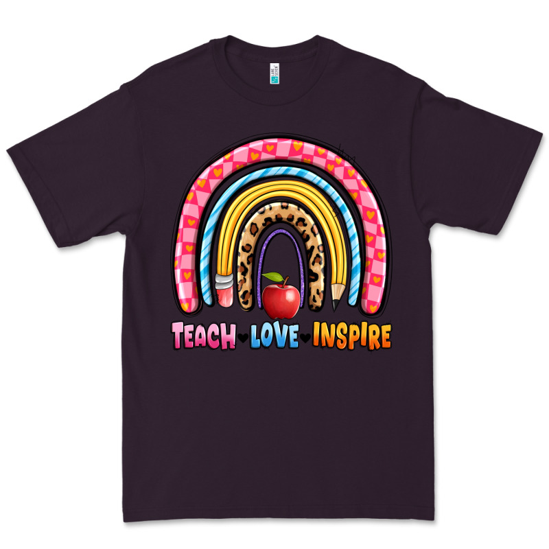 Teach Love Inspire Rainbow Premium Tee by Artiststas | Teevron