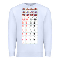 White deck of cards   joke gifts   playing cards Premium Sweatshirt - lanVoArt