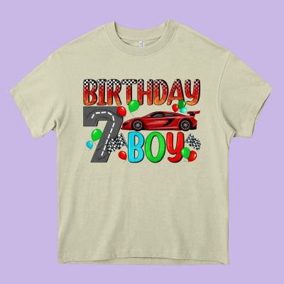 Birthday Boy Heavy Core Tee Designed By Bundleandbundleshop